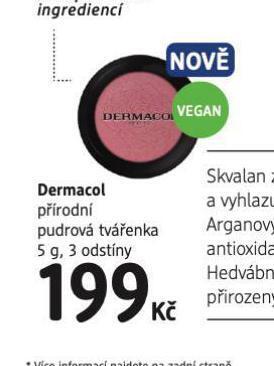dm drogerie Dermacol pudrová tvářenka nabídka
