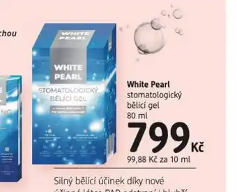 dm drogerie White pearl stomatologický bělicí gel nabídka