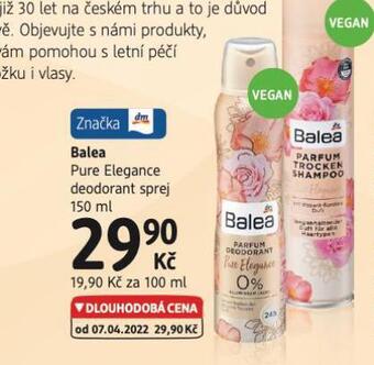 dm drogerie Balea deodorant sprej nabídka