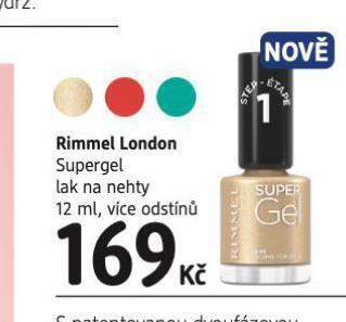 dm drogerie Rimmel london lak na nehty nabídka