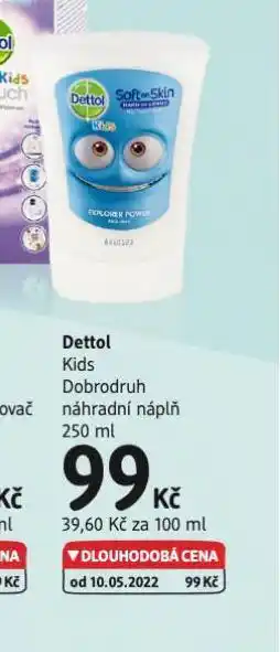 dm drogerie Dettol kids náhradní náplň nabídka