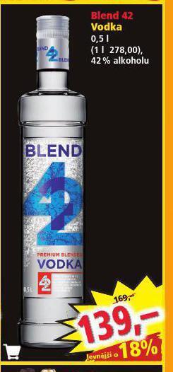 Norma Blend 42 vodka nabídka