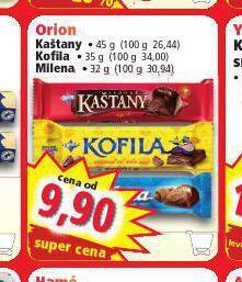 Norma Orion kaštany nabídka