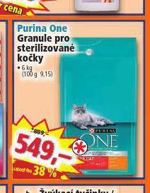 Norma Purina one granule pro kočky nabídka