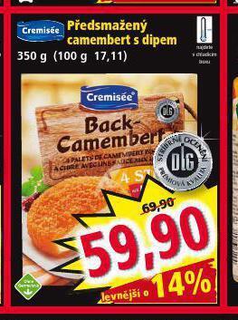 Norma Předsmažený camembert s dipem nabídka