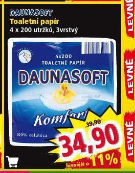Norma Daunasoft toaletní papír nabídka