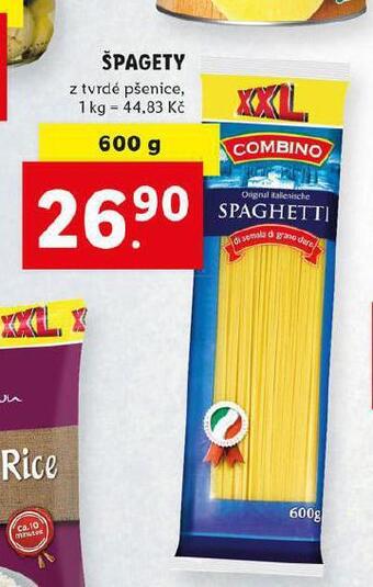 Lidl Špagety nabídka