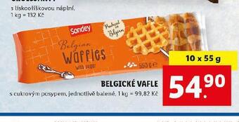 Lidl Belgické vafle nabídka