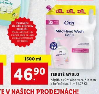 Lidl Tekuté mýdlo nabídka
