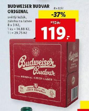 Lidl Pivo budweiser budvar nabídka
