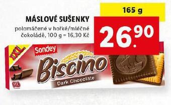 Lidl Máslové sušenky nabídka
