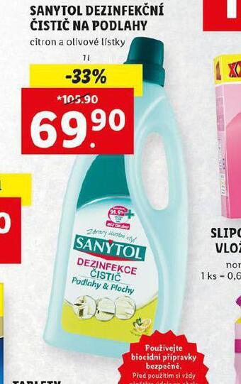 Lidl Sanytol dezinfekce nabídka