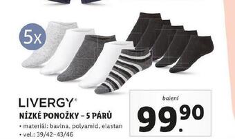 Lidl Nízké ponožky nabídka