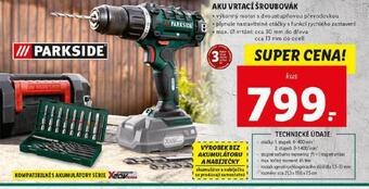 Lidl Aku vrtací šroubovák nabídka