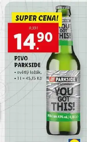 Lidl Pivo parkside nabídka