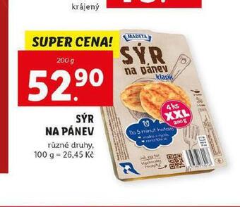 Lidl Sýr na pánev nabídka