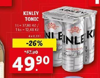 Lidl Kinley tonic nabídka