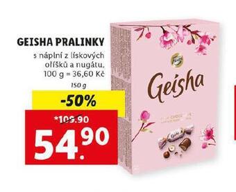 Lidl Geisha pralinky nabídka