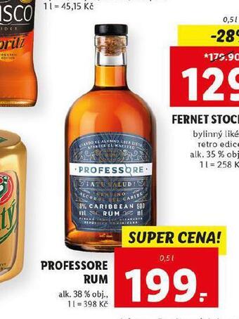 Lidl Professore rum nabídka