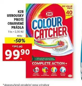 Lidl K2r prací ubrousky nabídka