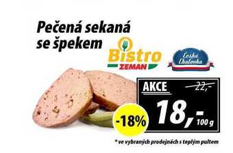 ZEMAN Pečená sekaná se špekem 100 g nabídka