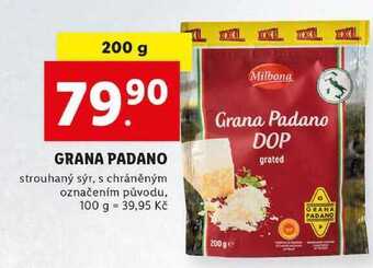 Lidl Grana padano, 200 g nabídka