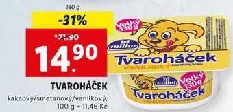 Lidl Tvaroháček, 130 g nabídka