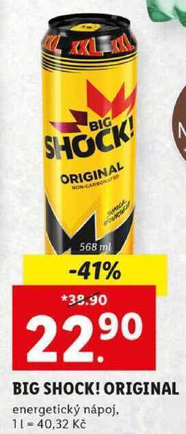 Lidl Big shock! original, 568 ml nabídka
