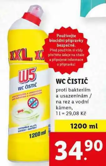 Lidl Wc čistič, 1200 ml nabídka