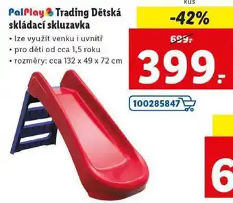 Lidl Trading dětská skládací skluzavka nabídka