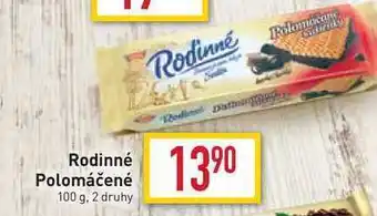 Billa Rodinné polomáčené 100 g nabídka