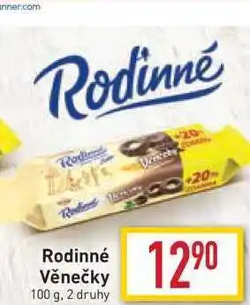 Billa Rodinné věnečky 100 g nabídka