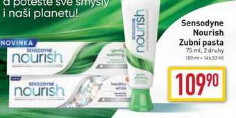 Billa Sensodyne nourish zubní pasta 75 ml nabídka