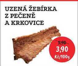 RABBIT řeznictví Uzená žebírka z pečeně a krkovice, 100 g nabídka