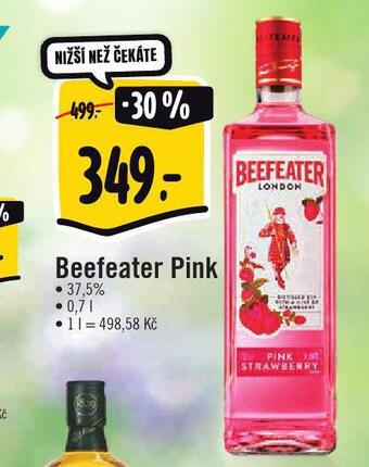 Jip Beefeater gin nabídka