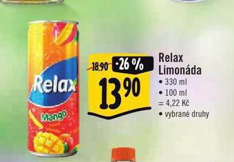 Jip Relax limonáda nabídka