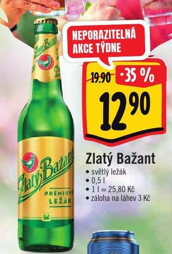 Pivo zlatý bažant