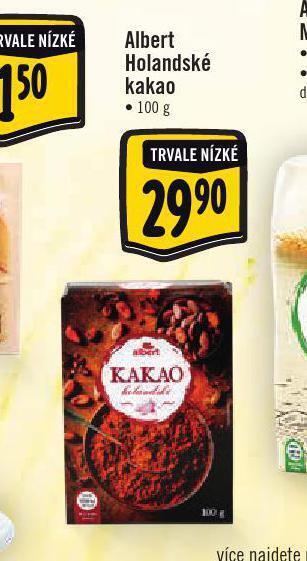 Jip Holandské kakao nabídka