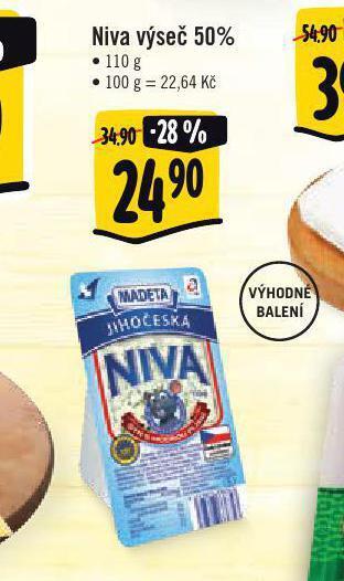 Jip Niva sýr nabídka