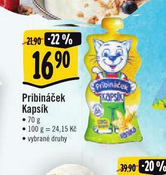Jip Pribináček kapsík nabídka