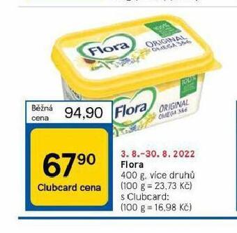 Tesco Flora nabídka