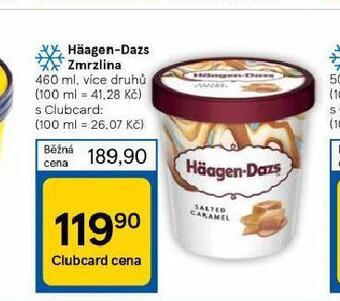Tesco Zmrzlina haagen-dazs nabídka