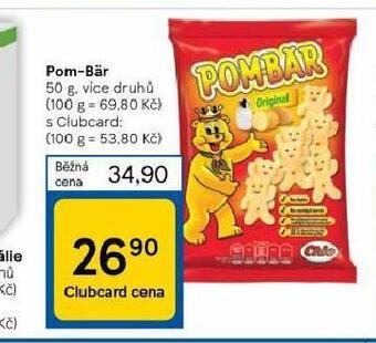 Tesco Pom - bar nabídka