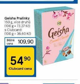 Tesco Geisha pralinky nabídka