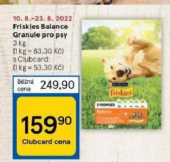 Tesco Friskies granule pro psy nabídka