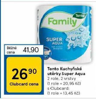 Tesco Tento kuchyňské utěrky nabídka