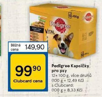 Tesco Pedigree kapsičky pro psy nabídka
