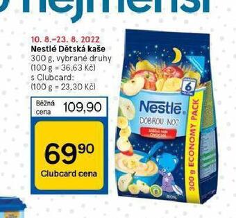 Tesco Nestlé dětská kaše nabídka