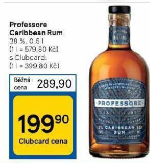 Tesco Professore caribbean rum nabídka