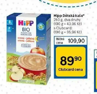 Tesco Hipp dětská kaše nabídka